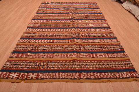Kilim Red Flat Woven 64 X 106  Area Rug 100-109195 Image 1