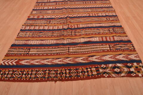 Kilim Red Flat Woven 64 X 106  Area Rug 100-109195 Image 4