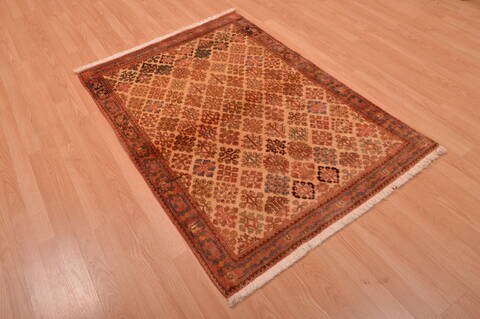Abadeh Beige Hand Knotted 36 X 51  Area Rug 100-109200 Image 3
