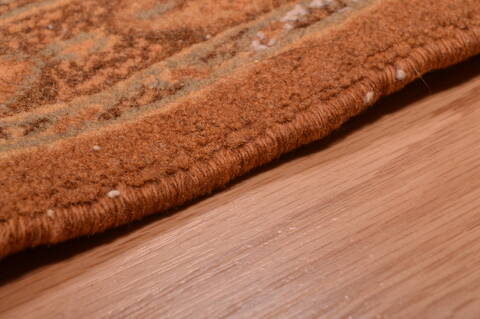 Mood Beige Hand Knotted 68 X 95  Area Rug 100-109203 Image 14