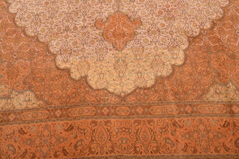 Mood Beige Hand Knotted 68 X 95  Area Rug 100-109203 Image 8