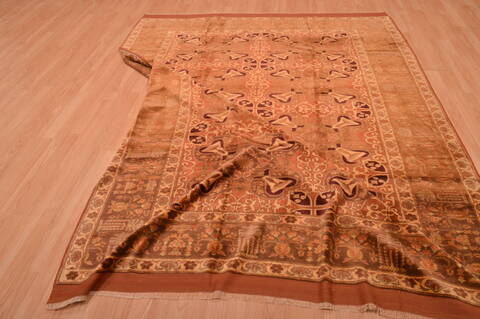 Kurdi Beige Hand Knotted 69 X 88  Area Rug 100-109204 Image 13