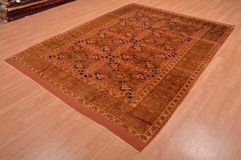 Kurdi Beige Hand Knotted 69 X 88  Area Rug 100-109204 Image 2