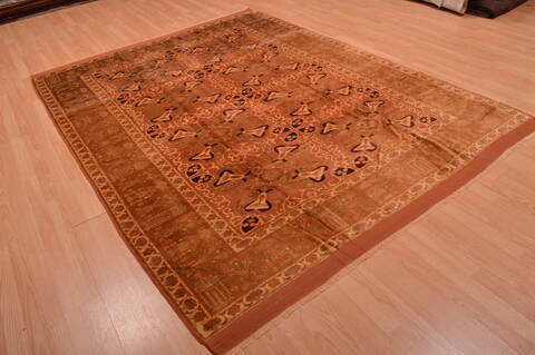 Kurdi Beige Hand Knotted 69 X 88  Area Rug 100-109204 Image 3