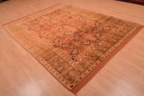 Kurdi Beige Hand Knotted 69 X 88  Area Rug 100-109204 Image 5
