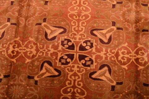 Kurdi Beige Hand Knotted 69 X 88  Area Rug 100-109204 Image 9