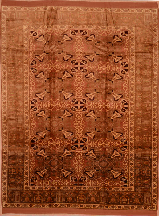 Kurdi Beige Hand Knotted 69 X 88  Area Rug 100-109204 Image 0