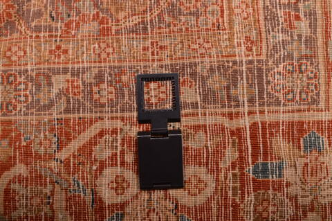 Kashan Orange Hand Knotted 68 X 94  Area Rug 100-109207 Image 13