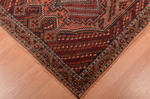 Shahre Babak Red Hand Knotted 35 X 49  Area Rug 100-109211 Image 11