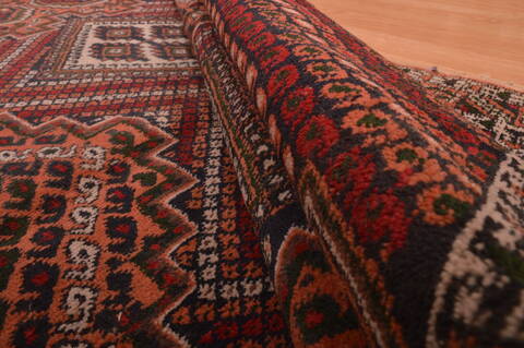 Shahre Babak Red Hand Knotted 35 X 49  Area Rug 100-109211 Image 9