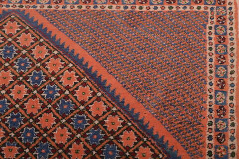 Afshar Brown Hand Knotted 39 X 52  Area Rug 100-109212 Image 8