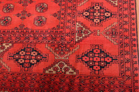 Khan Mohammadi Red Hand Knotted 70 X 96  Area Rug 100-109214 Image 8