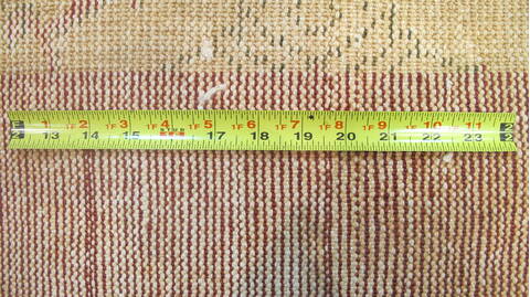 Gabbeh Orange Hand Knotted 51 X 104  Area Rug 100-109220 Image 11