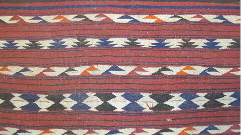 Kilim Red Flat Woven 37 X 60  Area Rug 100-109223 Image 8