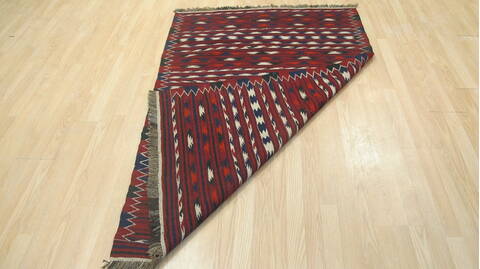 Kilim Red Flat Woven 311 X 62  Area Rug 100-109226 Image 10
