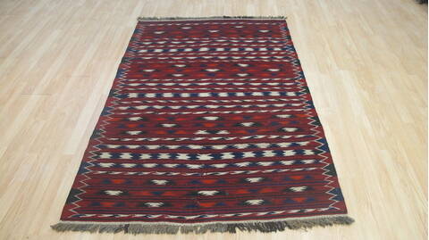 Kilim Red Flat Woven 311 X 62  Area Rug 100-109226 Image 1