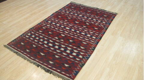Kilim Red Flat Woven 311 X 62  Area Rug 100-109226 Image 2