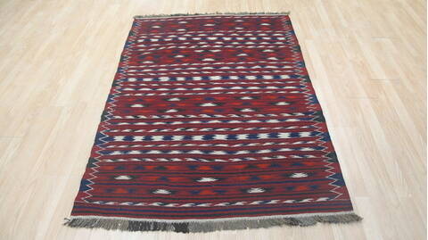 Kilim Red Flat Woven 311 X 62  Area Rug 100-109226 Image 4
