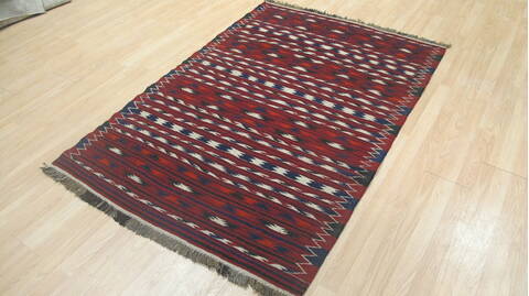 Kilim Red Flat Woven 311 X 62  Area Rug 100-109226 Image 5