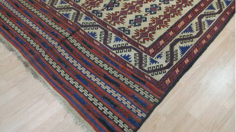 Kilim Red Flat Woven 59 X 91  Area Rug 100-109228 Image 10