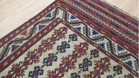 Kilim Red Flat Woven 59 X 91  Area Rug 100-109228 Image 13