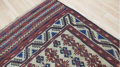 Kilim Red Flat Woven 59 X 91  Area Rug 100-109228 Image 14