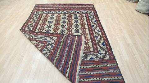 Kilim Red Flat Woven 59 X 91  Area Rug 100-109228 Image 17