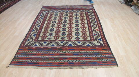 Kilim Red Flat Woven 59 X 91  Area Rug 100-109228 Image 1
