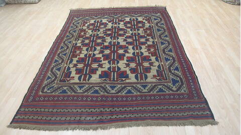 Kilim Red Flat Woven 58 X 88  Area Rug 100-109229 Image 4