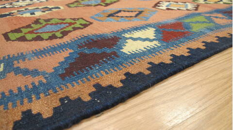Kilim Red Flat Woven 41 X 63  Area Rug 100-109234 Image 13