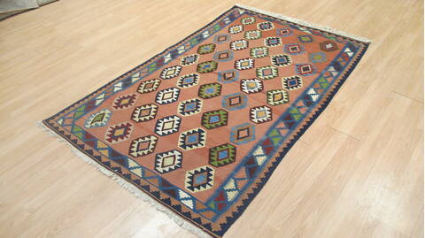 Kilim Red Flat Woven 41 X 63  Area Rug 100-109234 Image 5