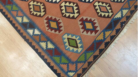 Kilim Red Flat Woven 41 X 63  Area Rug 100-109234 Image 7