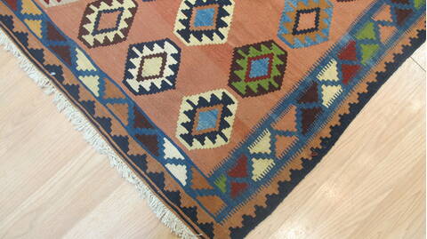 Kilim Red Flat Woven 41 X 63  Area Rug 100-109234 Image 8