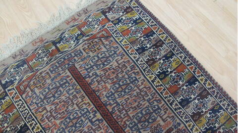 Kilim Red Flat Woven 38 X 59  Area Rug 100-109235 Image 12