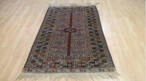 Kilim Red Flat Woven 38 X 59  Area Rug 100-109235 Image 1