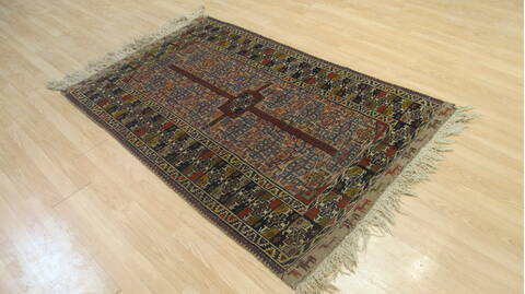 Kilim Red Flat Woven 38 X 59  Area Rug 100-109235 Image 3