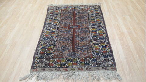 Kilim Red Flat Woven 38 X 59  Area Rug 100-109235 Image 4