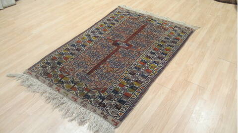 Kilim Red Flat Woven 38 X 59  Area Rug 100-109235 Image 5