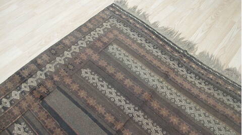 Kilim Brown Flat Woven 58 X 101  Area Rug 100-109239 Image 11