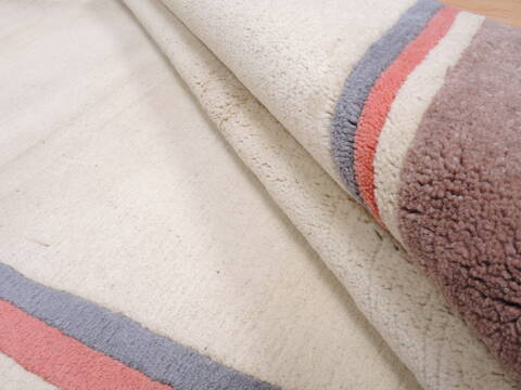 Gabbeh Beige Hand Knotted 55 X 711  Area Rug 100-109242 Image 13