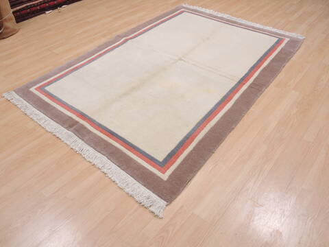 Gabbeh Beige Hand Knotted 55 X 711  Area Rug 100-109242 Image 2