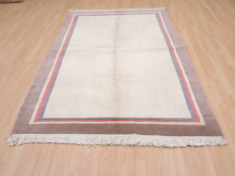 Gabbeh Beige Hand Knotted 55 X 711  Area Rug 100-109242 Image 4