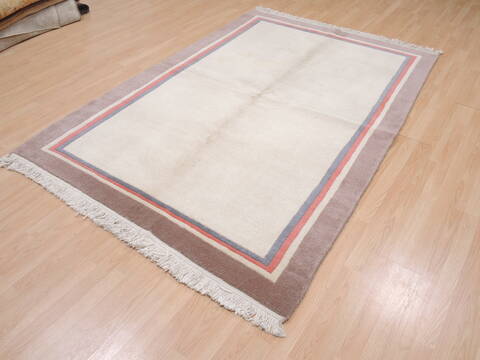 Gabbeh Beige Hand Knotted 55 X 711  Area Rug 100-109242 Image 5