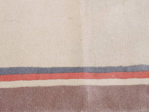 Gabbeh Beige Hand Knotted 55 X 711  Area Rug 100-109242 Image 9