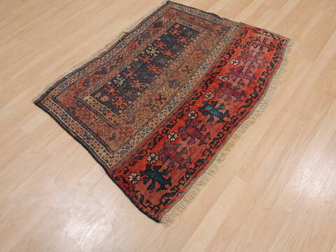 Kilim Red Hand Knotted 30 X 311  Area Rug 100-109246 Image 13