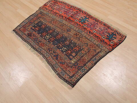 Kilim Red Hand Knotted 30 X 311  Area Rug 100-109246 Image 2