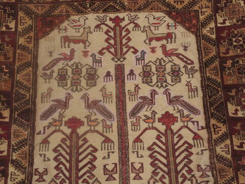 Baluch Beige Hand Knotted 37 X 510  Area Rug 100-109248 Image 7