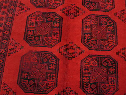 Khan Mohammadi Red Hand Knotted 52 X 81  Area Rug 100-109258 Image 10
