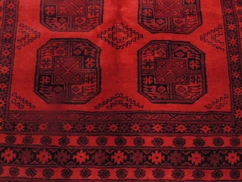 Khan Mohammadi Red Hand Knotted 52 X 81  Area Rug 100-109258 Image 9