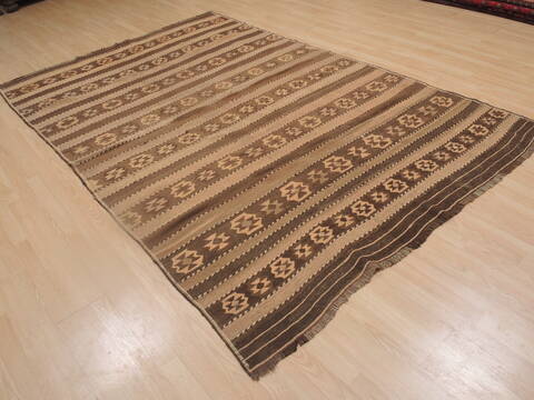 Kilim Brown Flat Woven 65 X 910  Area Rug 100-109263 Image 14